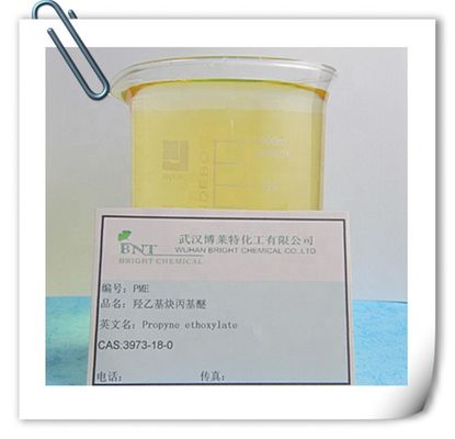 निकेल कोटिंग एडिटिव PME CAS 3973-18-0/Propynol ethoxylate 98% हल्का पीला तरल